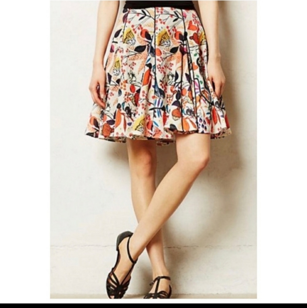 Eva Franco Songbird Skirt, Size 0
